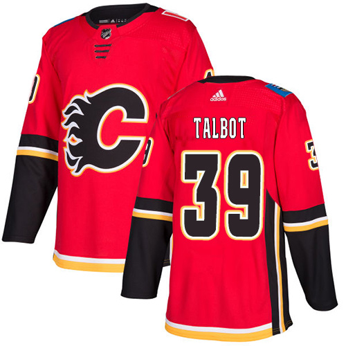 Adidas Flames #39 Cam Talbot Red Home Authentic Stitched NHL Jersey Adidas Flames #39 Cam Talbot Red Home Authentic Stitched NHL Jersey