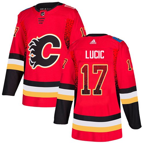 Adidas Flames #17 Milan Lucic Red Home Authentic Drift Fashion Stitched NHL Jersey Adidas Flames #17 Milan Lucic Red Home Authentic Drift Fashion Stitched NHL Jersey