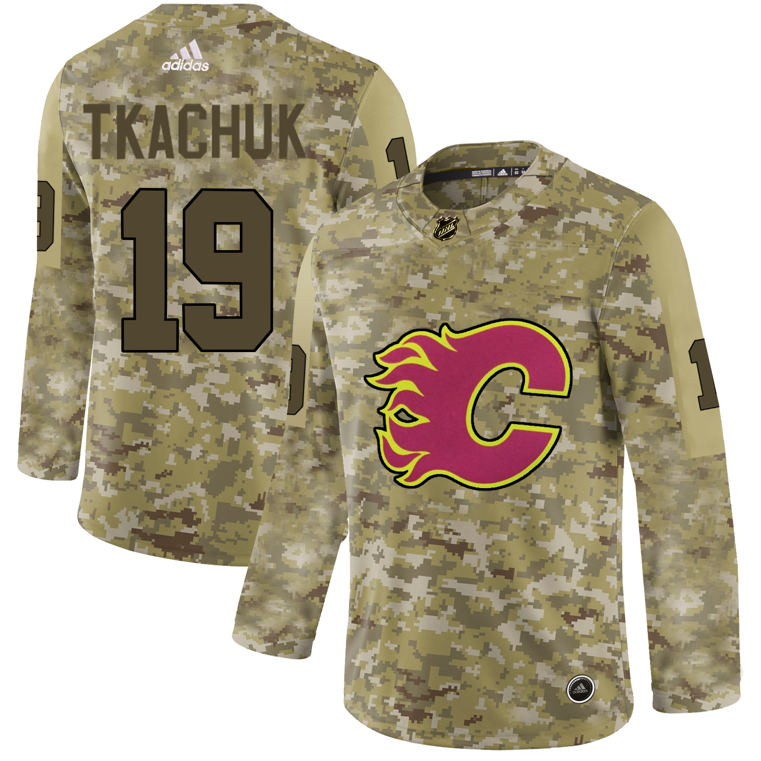Adidas Flames #19 Matthew Tkachuk Camo Authentic Stitched NHL Jersey Adidas Flames #19 Matthew Tkachuk Camo Authentic Stitched NHL Jersey