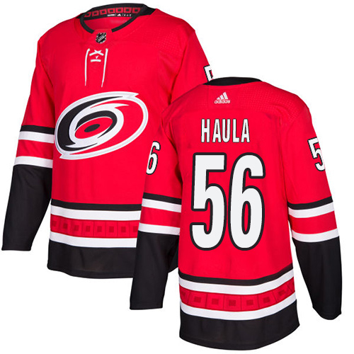 Adidas Hurricanes #56 Erik Haula Red Home Authentic Stitched NHL Jersey Adidas Hurricanes #56 Erik Haula Red Home Authentic Stitched NHL Jersey