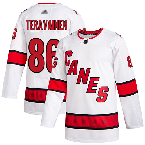 Adidas Hurricanes #86 Teuvo Teravainen White Road Authentic Stitched NHL Jersey Adidas Hurricanes #86 Teuvo Teravainen White Road Authentic Stitched NHL Jersey
