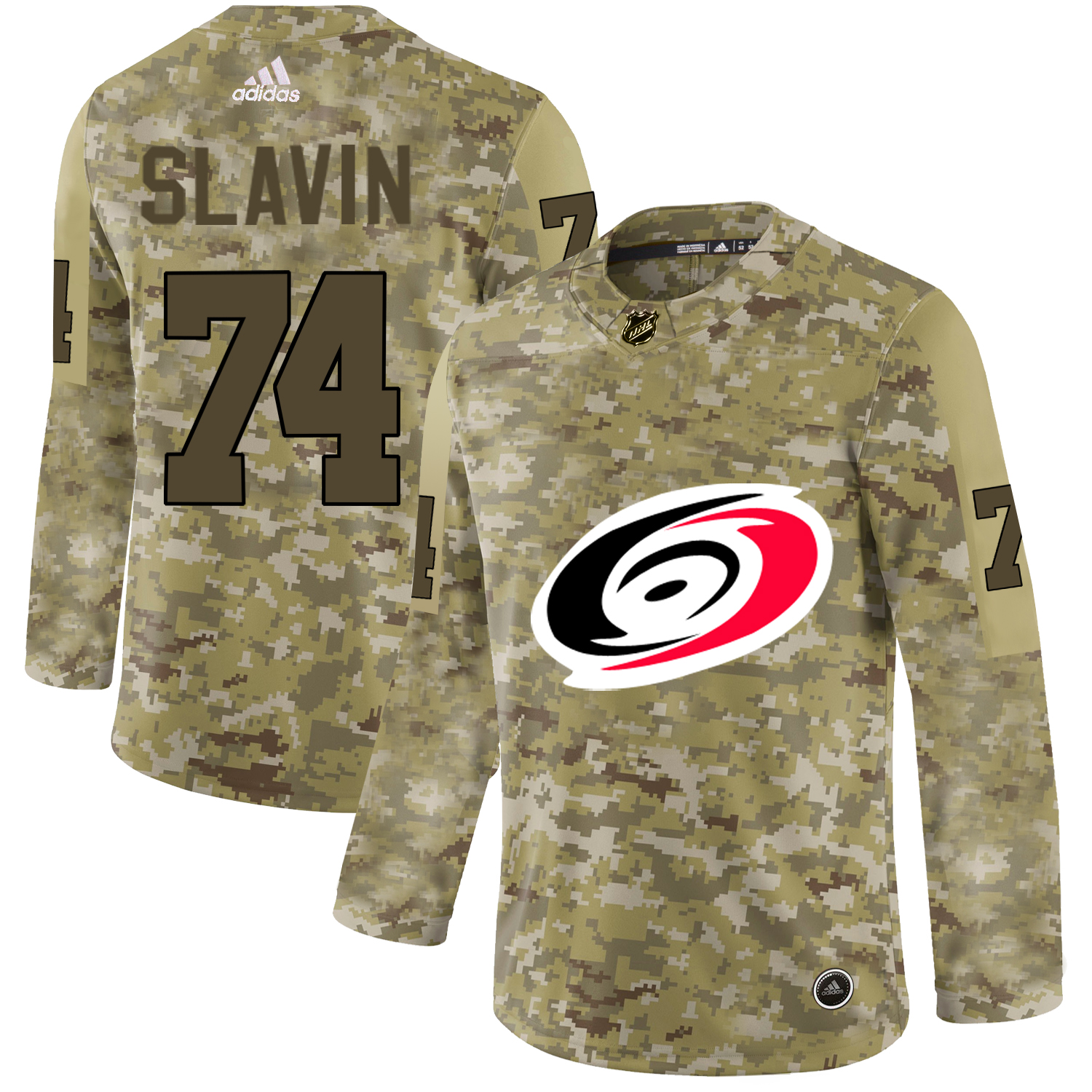 Adidas Hurricanes #74 Jaccob Slavin Camo Authentic Stitched NHL Jersey Adidas Hurricanes #74 Jaccob Slavin Camo Authentic Stitched NHL Jersey