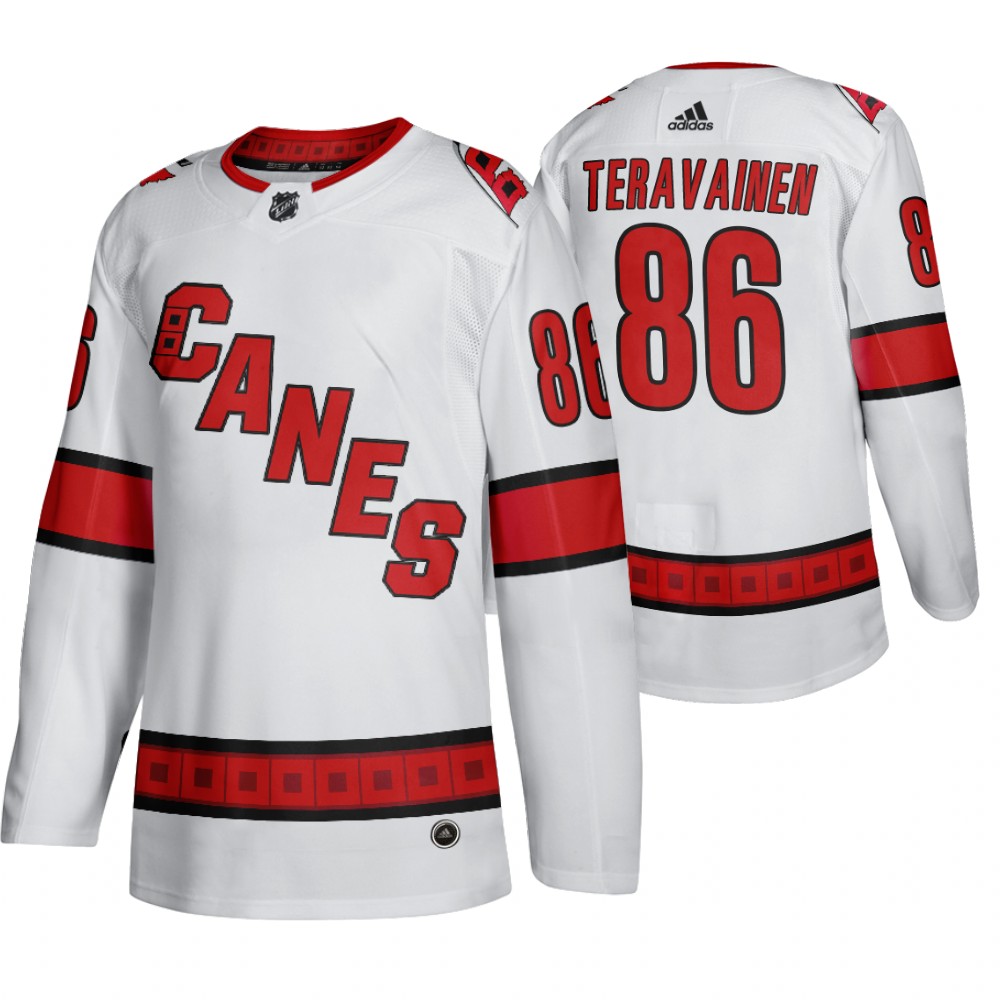 Carolina Hurricanes #86 Teuvo Teravainen Men's 2019-20 Away Authentic Player White Stitched NHL Jersey Carolina Hurricanes #86 Teuvo Teravainen Men's 2019-20 Away Authentic Player White Stitched NHL Jersey