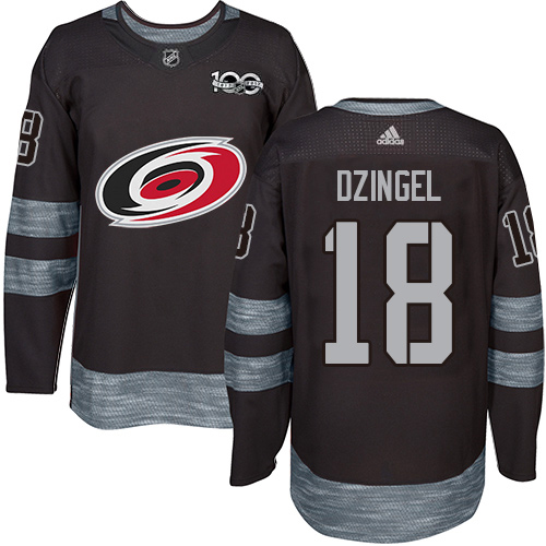 Adidas Hurricanes #18 Ryan Dzingel Black 1917-2017 100th Anniversary Stitched NHL Jersey Adidas Hurricanes #18 Ryan Dzingel Black 1917-2017 100th Anniversary Stitched NHL Jersey