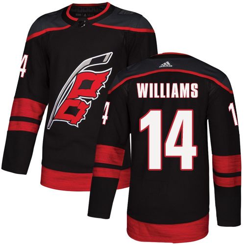 Adidas Hurricanes #14 Justin Williams Black Alternate Authentic Stitched NHL Jersey Adidas Hurricanes #14 Justin Williams Black Alternate Authentic Stitched NHL Jersey