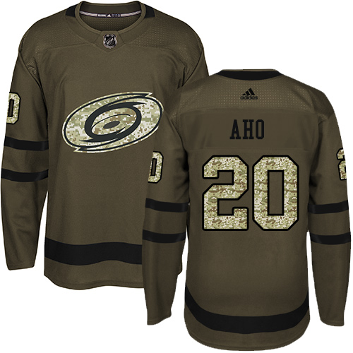 Adidas Hurricanes #20 Sebastian Aho Green Salute to Service Stitched NHL Jersey Adidas Hurricanes #20 Sebastian Aho Green Salute to Service Stitched NHL Jersey