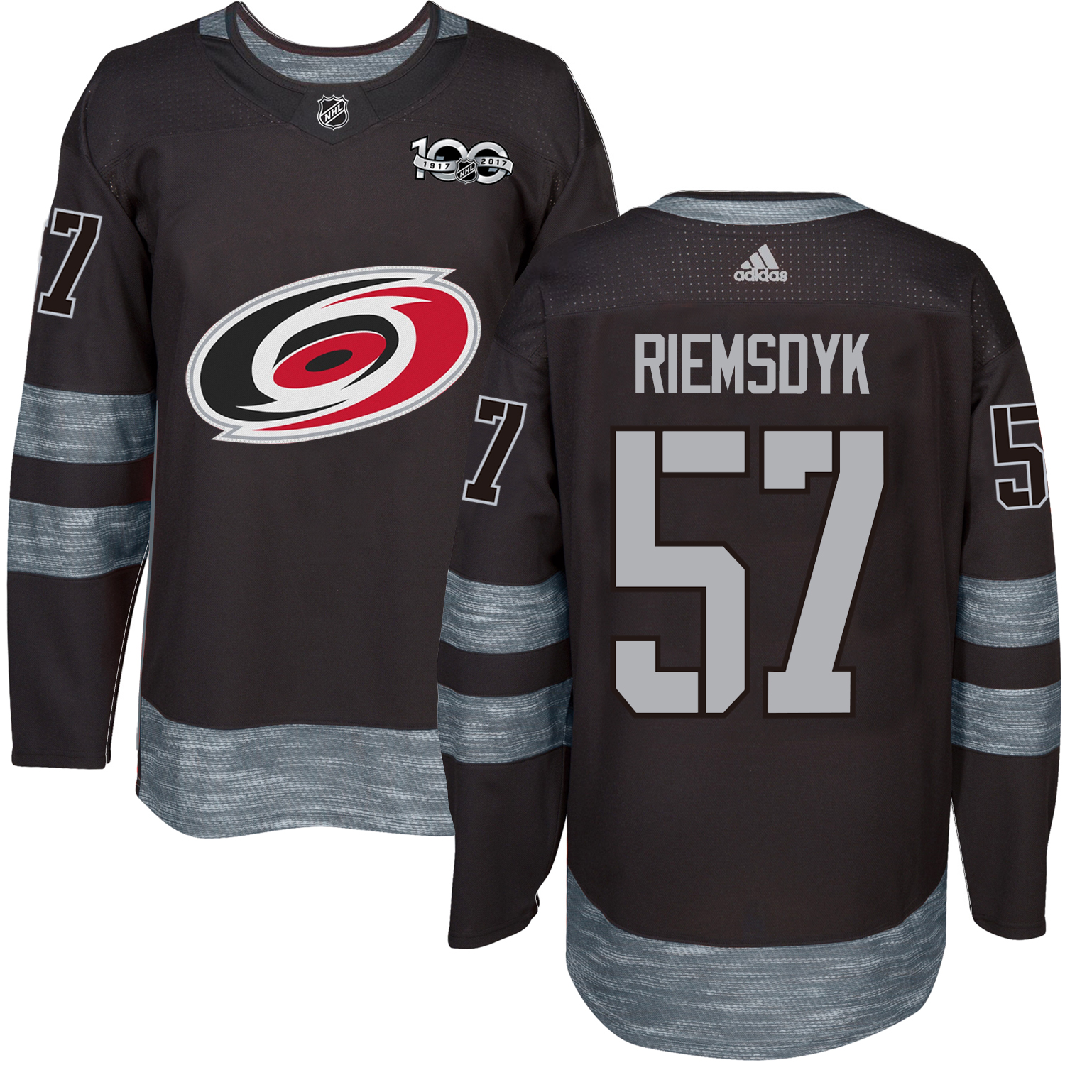 Adidas Hurricanes #57 Trevor Van Riemsdyk Black 1917-2017 100th Anniversary Stitched NHL Jersey Adidas Hurricanes #57 Trevor Van Riemsdyk Black 1917-2017 100th Anniversary Stitched NHL Jersey