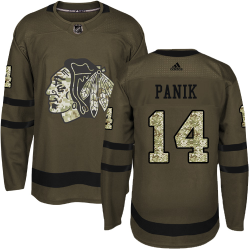 Adidas Blackhawks #14 Richard Panik Green Salute to Service Stitched NHL Jersey Adidas Blackhawks #14 Richard Panik Green Salute to Service Stitched NHL Jersey