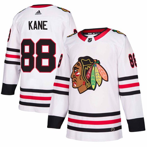 Adidas Blackhawks #88 Patrick Kane White Road Authentic Stitched NHL Jersey Adidas Blackhawks #88 Patrick Kane White Road Authentic Stitched NHL Jersey