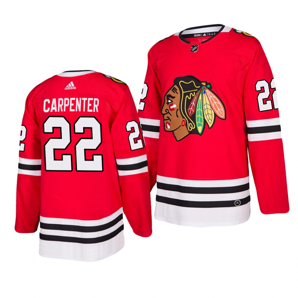 Chicago Blackhawks #22 Ryan Carpenter 2019-20 Adidas Authentic Home Red Stitched NHL Jersey Chicago Blackhawks #22 Ryan Carpenter 2019-20 Adidas Authentic Home Red Stitched NHL Jersey