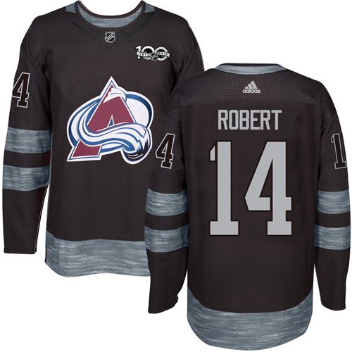 Adidas Avalanche #14 Rene Robert Black 1917-2017 100th Anniversary Stitched NHL Jersey Adidas Avalanche #14 Rene Robert Black 1917-2017 100th Anniversary Stitched NHL Jersey