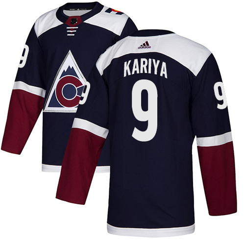 Adidas Avalanche #9 Paul Kariya Navy Alternate Authentic Stitched NHL Jersey Adidas Avalanche #9 Paul Kariya Navy Alternate Authentic Stitched NHL Jersey