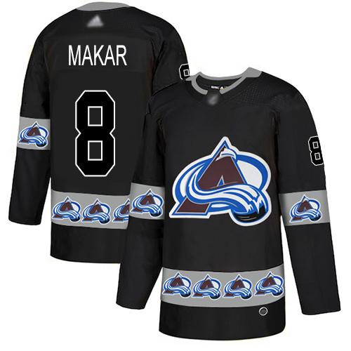 Adidas Avalanche #8 Cale Makar Black Authentic Team Logo Fashion Stitched NHL Jersey Adidas Avalanche #8 Cale Makar Black Authentic Team Logo Fashion Stitched NHL Jersey