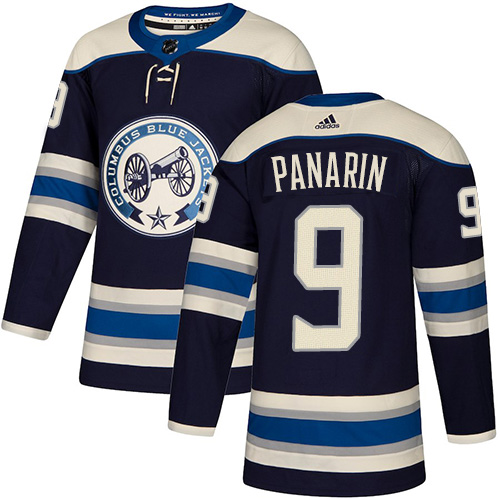 Adidas Blue Jackets #9 Artemi Panarin Navy Alternate Authentic Stitched NHL Jersey Adidas Blue Jackets #9 Artemi Panarin Navy Alternate Authentic Stitched NHL Jersey