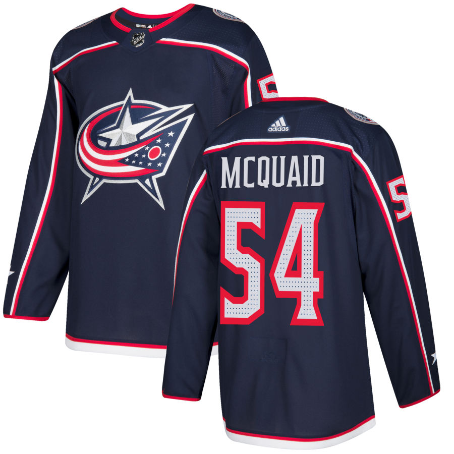 Adidas Blue Jackets #54 Adam McQuaid Navy Blue Home Authentic Stitched NHL Jersey Adidas Blue Jackets #54 Adam McQuaid Navy Blue Home Authentic Stitched NHL Jersey