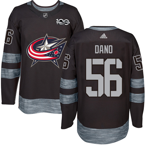 Adidas Blue Jackets #56 Marko Dano Black 1917-2017 100th Anniversary Stitched NHL Jersey Adidas Blue Jackets #56 Marko Dano Black 1917-2017 100th Anniversary Stitched NHL Jersey