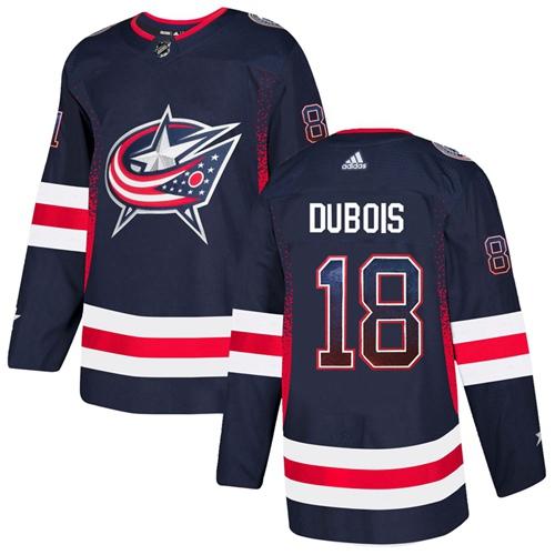 Adidas Blue Jackets #18 Pierre-Luc Dubois Navy Blue Home Authentic Drift Fashion Stitched NHL Jersey Adidas Blue Jackets #18 Pierre-Luc Dubois Navy Blue Home Authentic Drift Fashion Stitched NHL Jersey