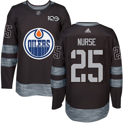 Adidas Oilers #25 Darnell Nurse Black 1917-2017 100th Anniversary Stitched NHL Jersey Adidas Oilers #25 Darnell Nurse Black 1917-2017 100th Anniversary Stitched NHL Jersey