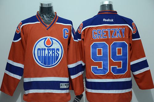 Oilers #99 Wayne Gretzky Orange CCM Throwback Stitched NHL Jersey Oilers #99 Wayne Gretzky Orange CCM Throwback Stitched NHL Jersey