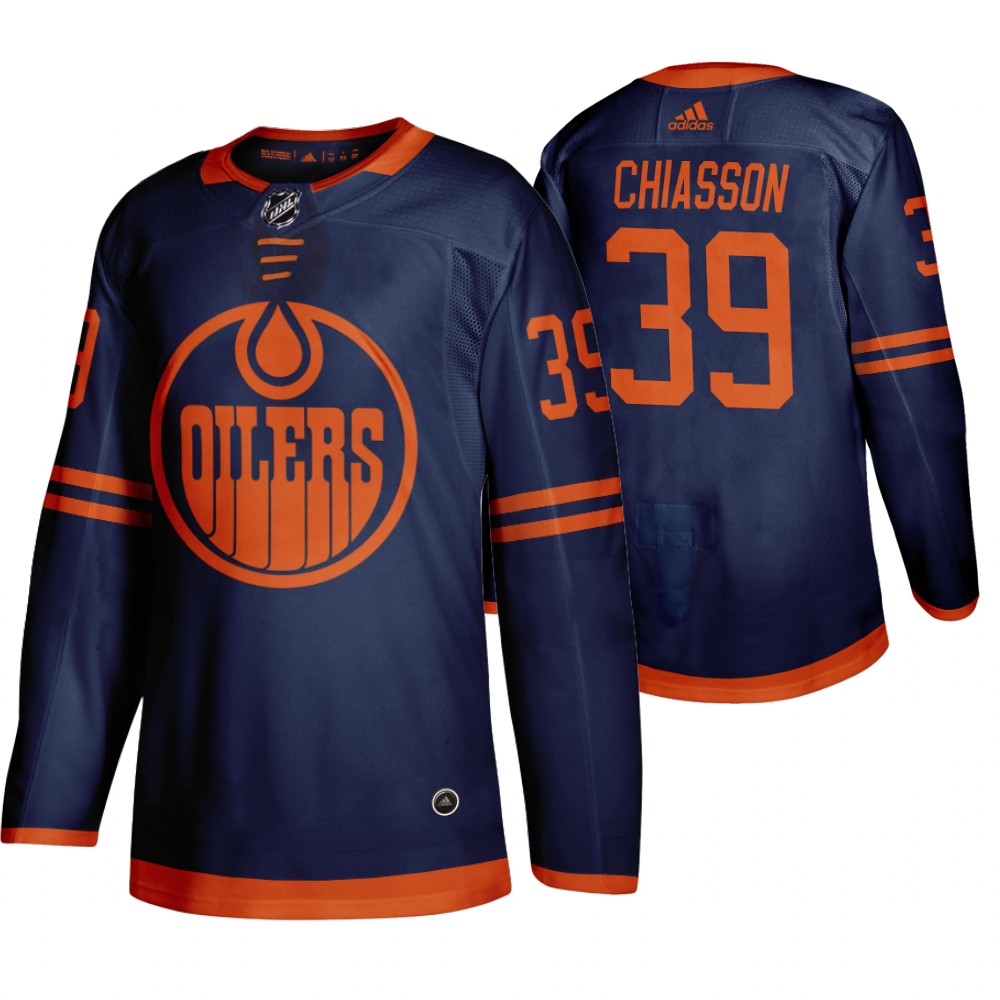 Edmonton Oilers #39 Alex Chiasson Blue 2019-20 Third Alternate Jersey Edmonton Oilers #39 Alex Chiasson Blue 2019-20 Third Alternate Jersey