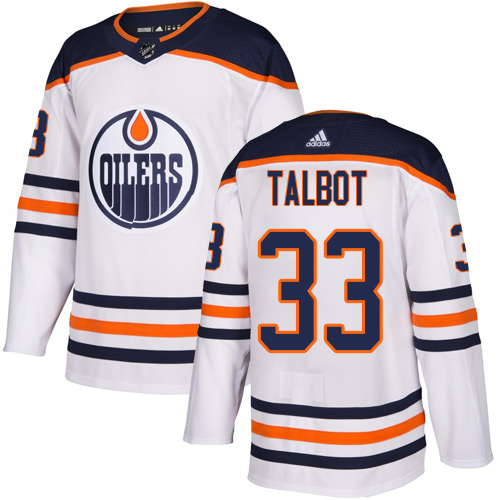 Adidas Oilers #33 Cam Talbot White Road Authentic Stitched NHL Jersey Adidas Oilers #33 Cam Talbot White Road Authentic Stitched NHL Jersey