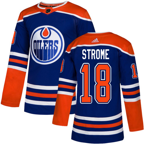 Adidas Oilers #18 Ryan Strome Royal Blue Alternate Authentic Stitched NHL Jersey Adidas Oilers #18 Ryan Strome Royal Blue Alternate Authentic Stitched NHL Jersey