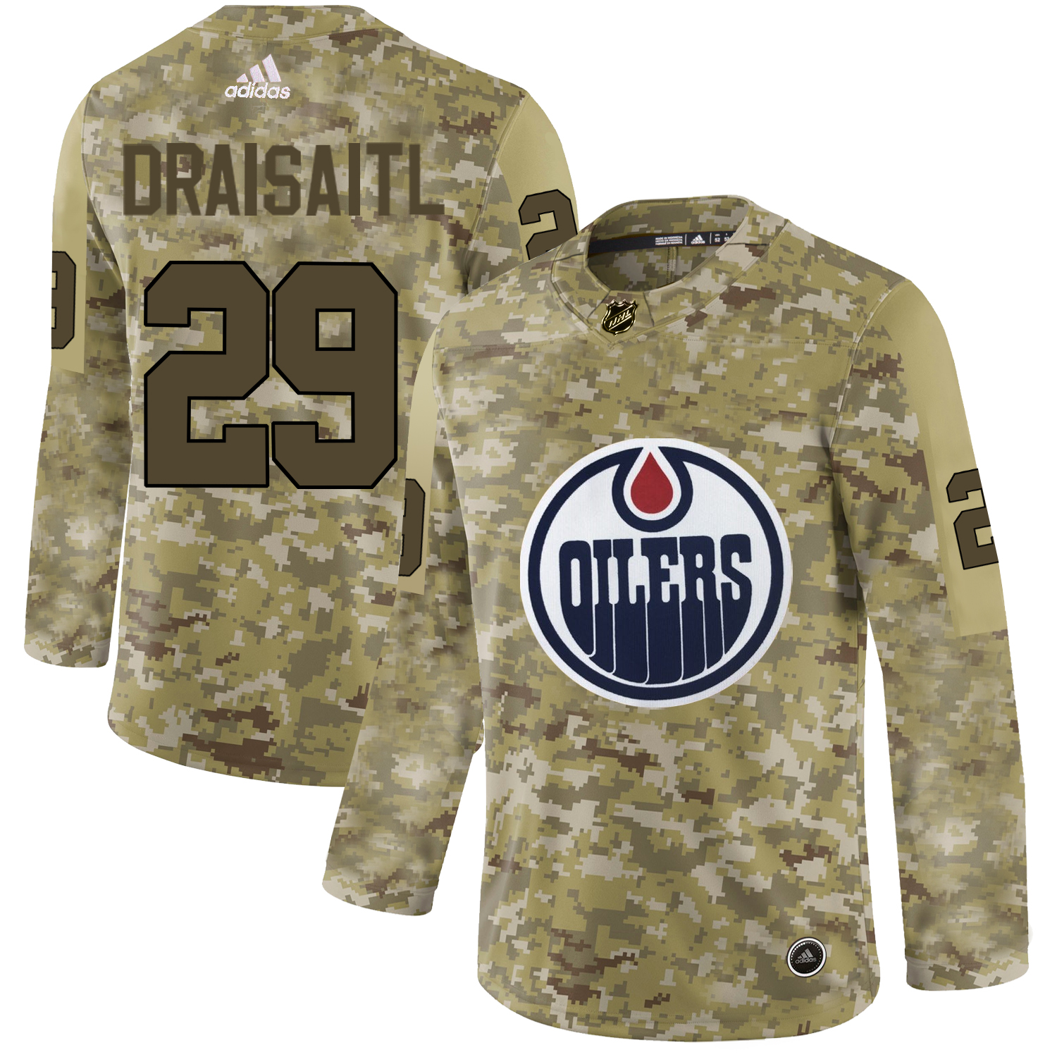 Adidas Oilers #29 Leon Draisaitl Camo Authentic Stitched NHL Jersey Adidas Oilers #29 Leon Draisaitl Camo Authentic Stitched NHL Jersey