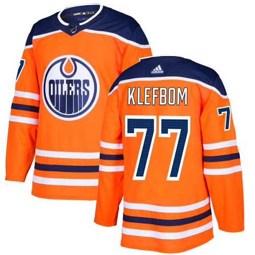 Adidas Oilers #77 Oscar Klefbom Orange Home Authentic Stitched NHL Jersey Adidas Oilers #77 Oscar Klefbom Orange Home Authentic Stitched NHL Jersey
