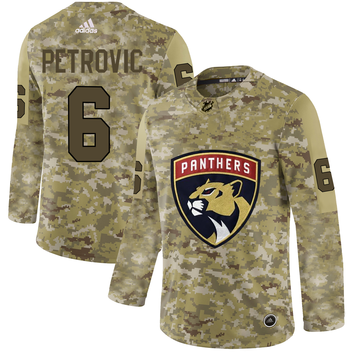 Adidas Panthers #6 Alexander Petrovic Camo Authentic Stitched NHL Jersey Adidas Panthers #6 Alexander Petrovic Camo Authentic Stitched NHL Jersey