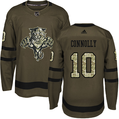 Adidas Panthers #10 Brett Connolly Green Salute to Service Stitched NHL Jersey Adidas Panthers #10 Brett Connolly Green Salute to Service Stitched NHL Jersey