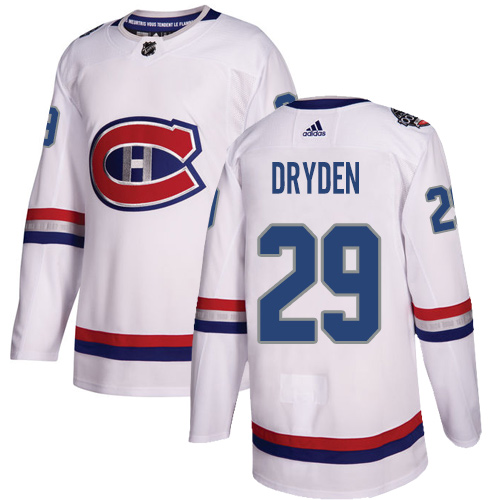 Adidas Canadiens #29 Ken Dryden White Authentic 2017 100 Classic Stitched NHL Jersey Adidas Canadiens #29 Ken Dryden White Authentic 2017 100 Classic Stitched NHL Jersey