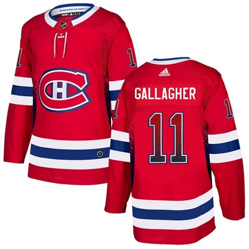 Adidas Canadiens #11 Brendan Gallagher Red Home Authentic Drift Fashion Stitched NHL Jersey Adidas Canadiens #11 Brendan Gallagher Red Home Authentic Drift Fashion Stitched NHL Jersey
