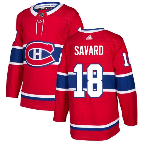 Adidas Canadiens #18 Serge Savard Red Home Authentic Stitched NHL Jersey Adidas Canadiens #18 Serge Savard Red Home Authentic Stitched NHL Jersey