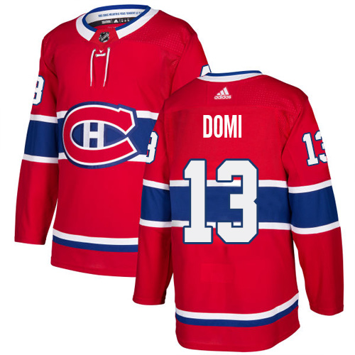 Adidas Canadiens #13 Max Domi Red Home Authentic Stitched NHL Jersey Adidas Canadiens #13 Max Domi Red Home Authentic Stitched NHL Jersey