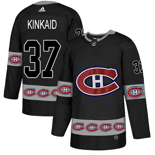 Adidas Canadiens #37 Keith Kinkaid Black Authentic Team Logo Fashion Stitched NHL Jersey Adidas Canadiens #37 Keith Kinkaid Black Authentic Team Logo Fashion Stitched NHL Jersey