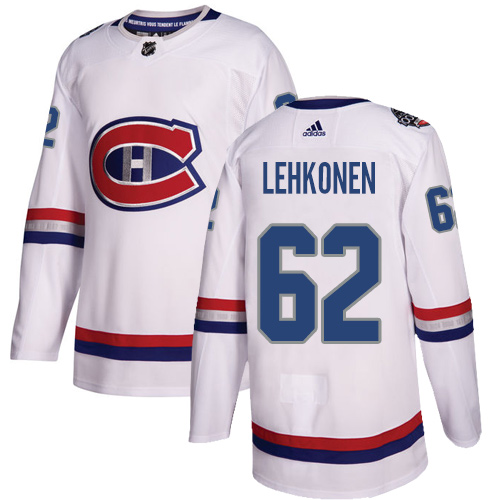 Adidas Canadiens #62 Artturi Lehkonen White Authentic 2017 100 Classic Stitched NHL Jersey Adidas Canadiens #62 Artturi Lehkonen White Authentic 2017 100 Classic Stitched NHL Jersey