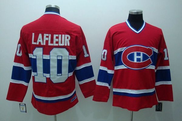 Canadiens #10 Guy Lafleur Stitched Red CH CCM Throwback NHL Jersey Canadiens #10 Guy Lafleur Stitched Red CH CCM Throwback NHL Jersey