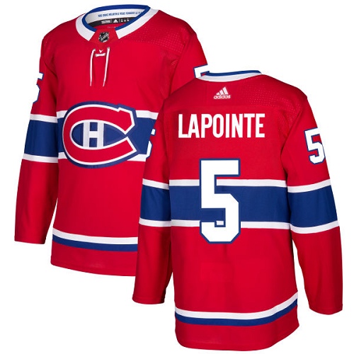 Adidas Canadiens #5 Guy Lapointe Red Home Authentic Stitched NHL Jersey Adidas Canadiens #5 Guy Lapointe Red Home Authentic Stitched NHL Jersey