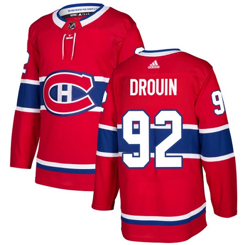 Adidas Canadiens #92 Jonathan Drouin Red Home Authentic Stitched NHL Jersey Adidas Canadiens #92 Jonathan Drouin Red Home Authentic Stitched NHL Jersey
