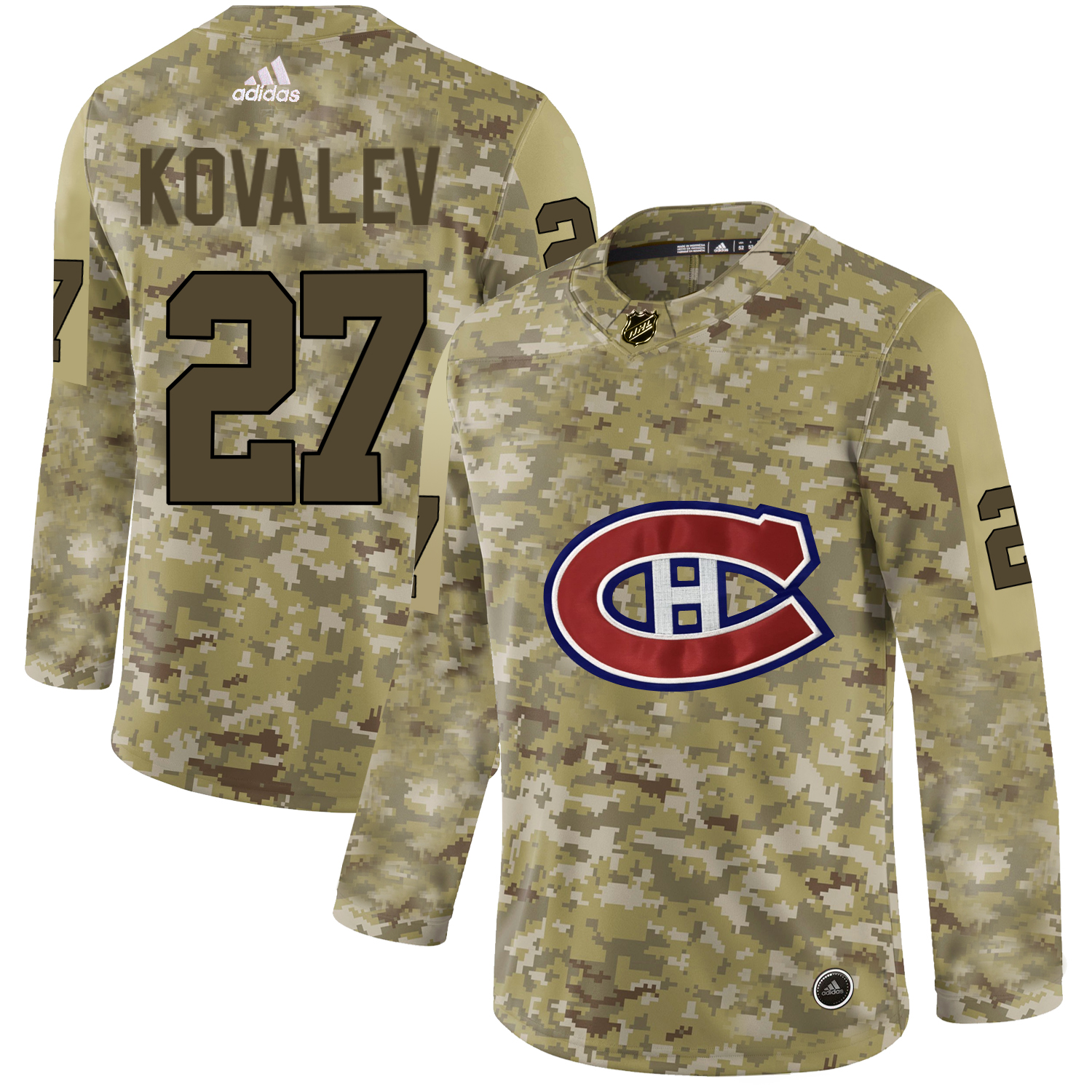 Adidas Canadiens #27 Alexei Kovalev Camo Authentic Stitched NHL Jersey Adidas Canadiens #27 Alexei Kovalev Camo Authentic Stitched NHL Jersey
