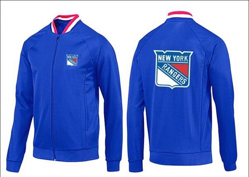 NHL New York Rangers Zip Jackets Blue-1 NHL New York Rangers Zip Jackets Blue-1
