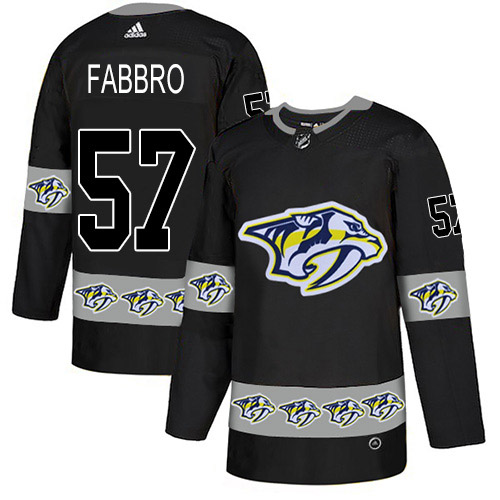 Adidas Predators #57 Dante Fabbro Black Authentic Team Logo Fashion Stitched NHL Jersey Adidas Predators #57 Dante Fabbro Black Authentic Team Logo Fashion Stitched NHL Jersey