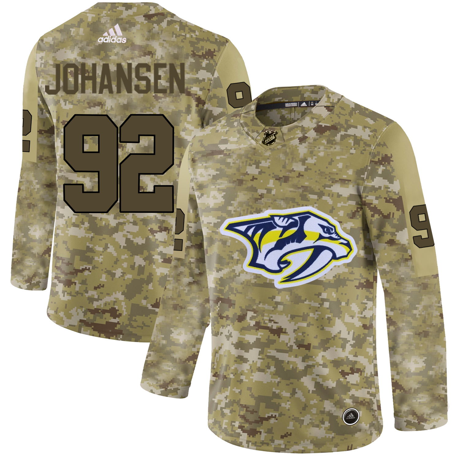 Adidas Predators #92 Ryan Johansen Camo Authentic Stitched NHL Jersey Adidas Predators #92 Ryan Johansen Camo Authentic Stitched NHL Jersey