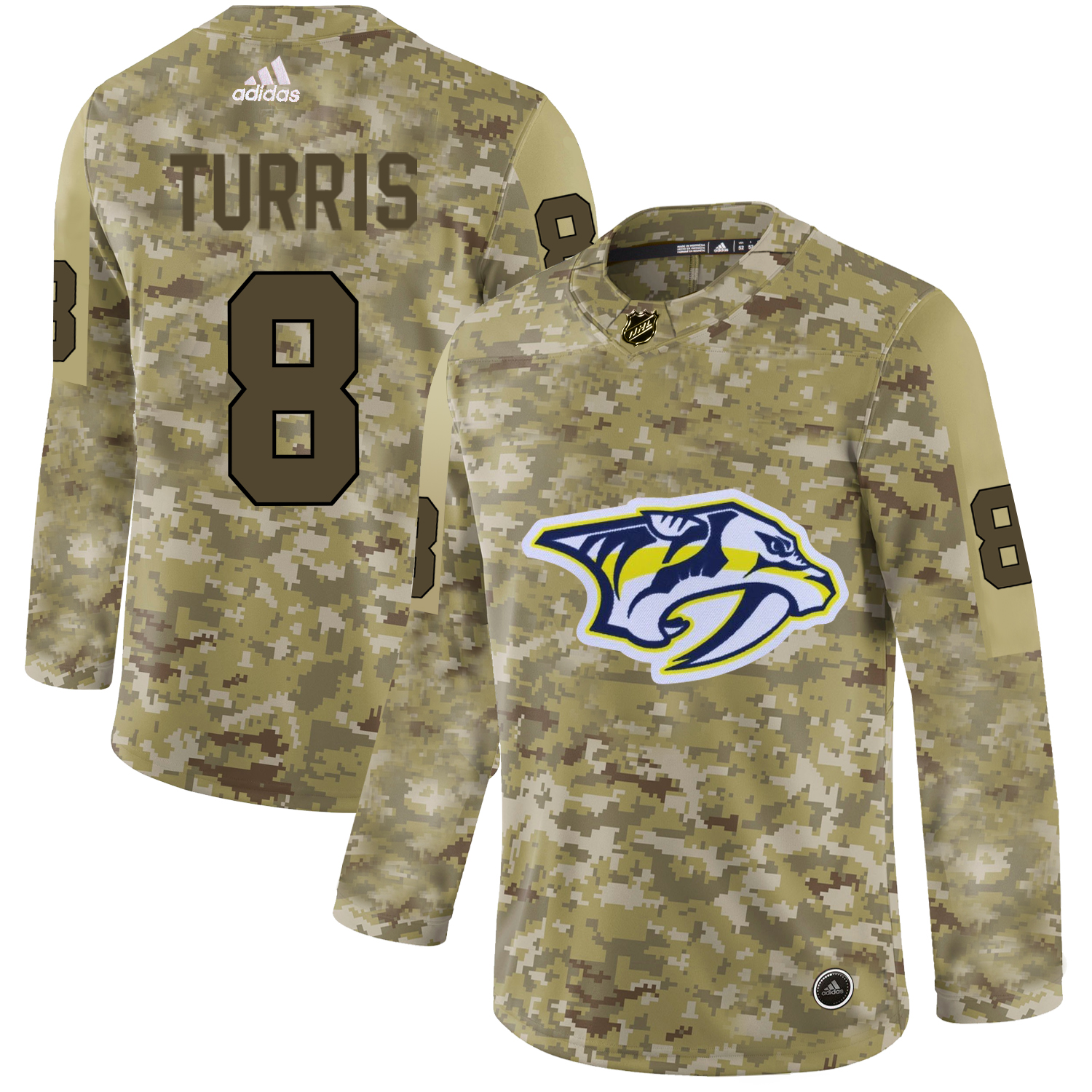 Adidas Predators #8 Kyle Turris Camo Authentic Stitched NHL Jersey Adidas Predators #8 Kyle Turris Camo Authentic Stitched NHL Jersey