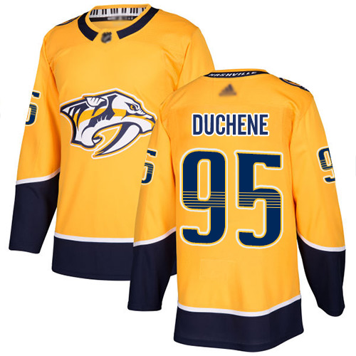 Adidas Predators #95 Matt Duchene Yellow Home Authentic Stitched NHL Jersey Adidas Predators #95 Matt Duchene Yellow Home Authentic Stitched NHL Jersey