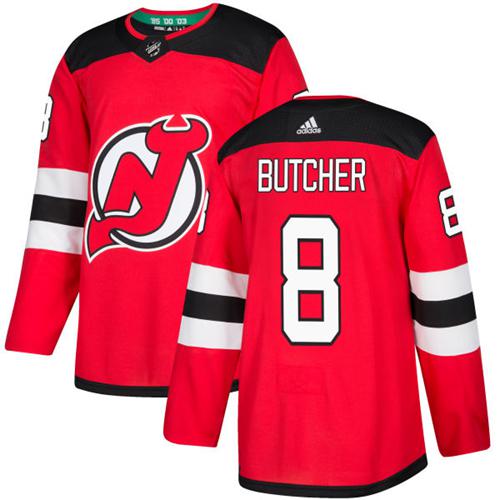 Adidas Devils #8 Will Butcher Red Home Authentic Stitched NHL Jersey Adidas Devils #8 Will Butcher Red Home Authentic Stitched NHL Jersey