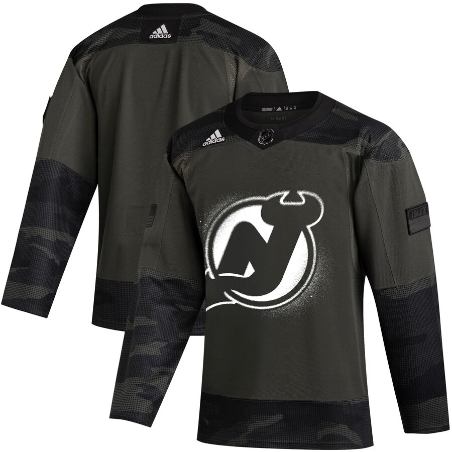 New Jersey Devils Adidas 2019 Veterans Day Authentic Practice NHL Jersey Camo New Jersey Devils Adidas 2019 Veterans Day Authentic Practice NHL Jersey Camo