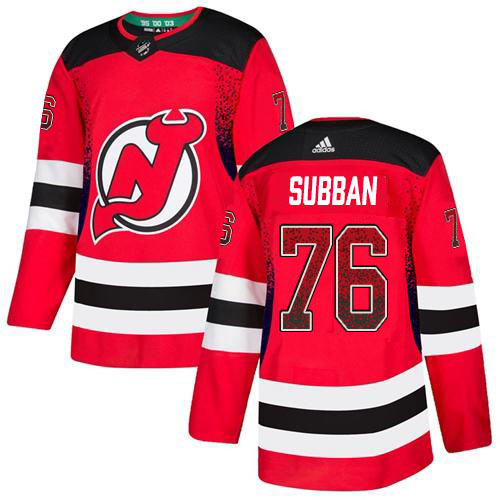 Adidas Devils #76 P.K. Subban Red Home Authentic Drift Fashion Stitched NHL Jersey Adidas Devils #76 P.K. Subban Red Home Authentic Drift Fashion Stitched NHL Jersey