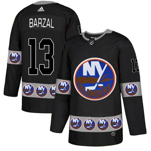 Adidas Islanders #13 Mathew Barzal Black Authentic Team Logo Fashion Stitched NHL Jersey Adidas Islanders #13 Mathew Barzal Black Authentic Team Logo Fashion Stitched NHL Jersey