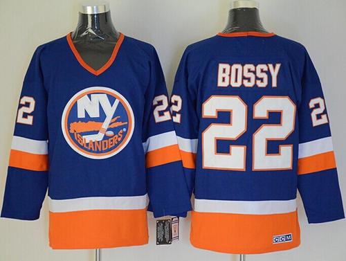 Islanders #22 Mike Bossy Baby Blue CCM Throwback Stitched NHL Jersey Islanders #22 Mike Bossy Baby Blue CCM Throwback Stitched NHL Jersey